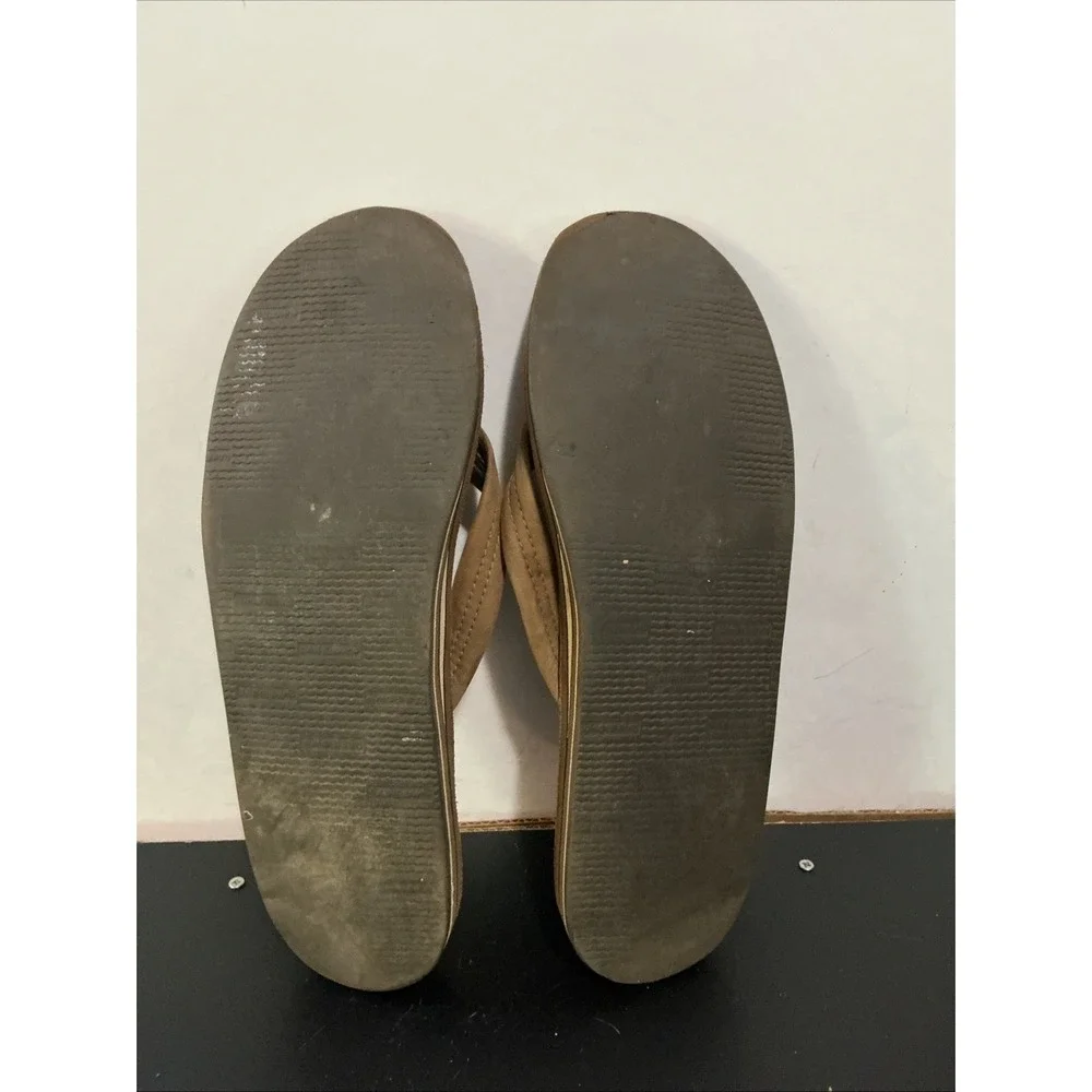 Men's Rainbow Flip Flops - NO SIZE - Brown 13.5
